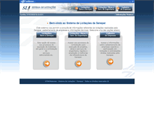 Tablet Screenshot of licitacoes.sanepar.com.br